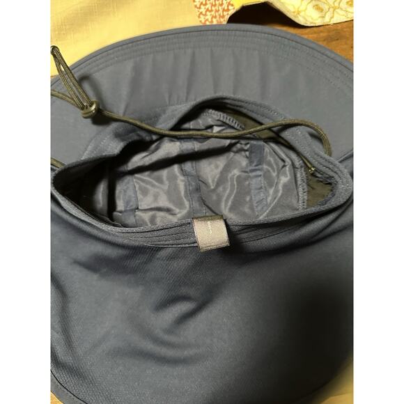 Mission Cooling Sun Defender Hat, Upf50 Navy Unisex Wide-Brim Hat Nape - Picture 5 of 8